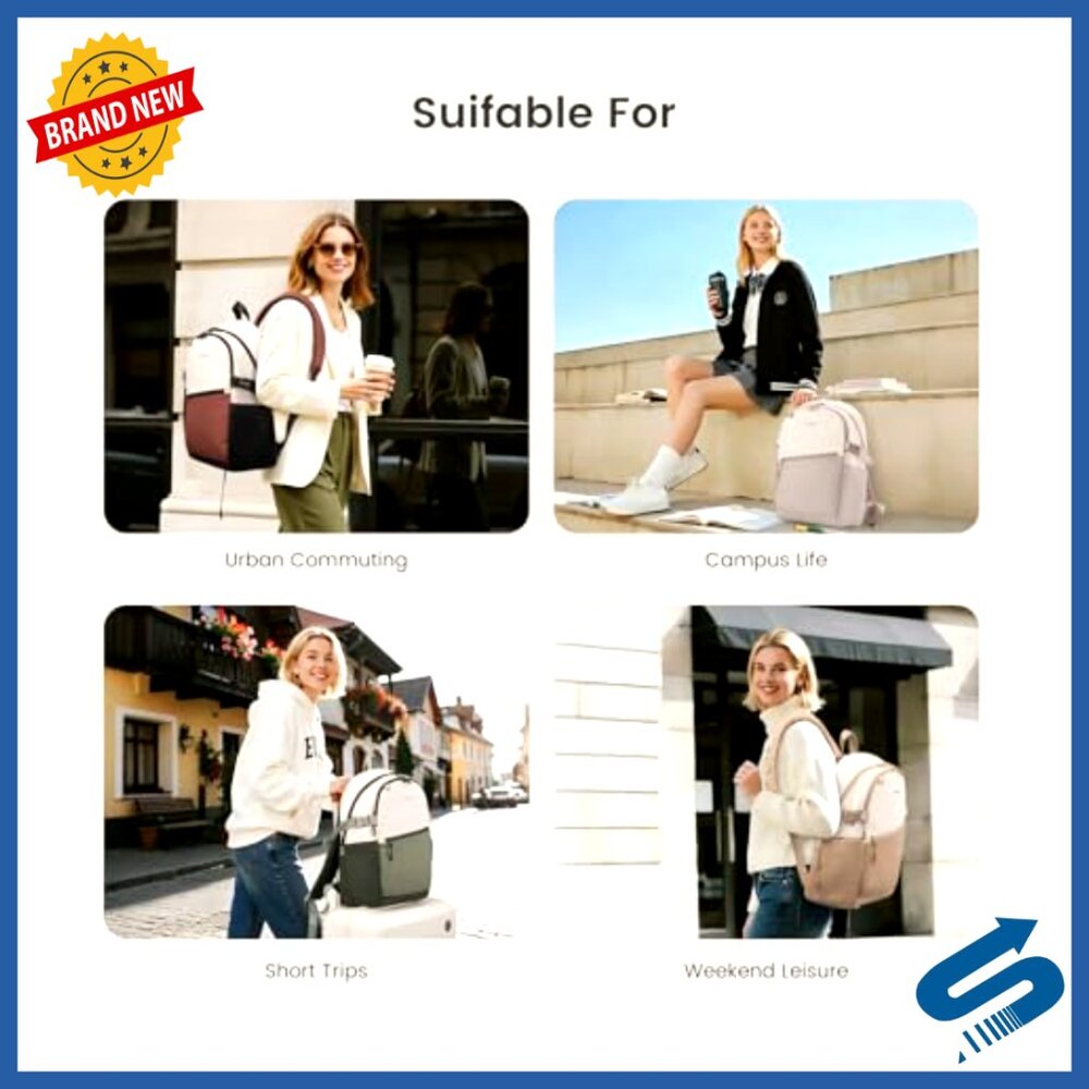 Chic Versatile Everyday Backpack Lightweight Wate… - image 6